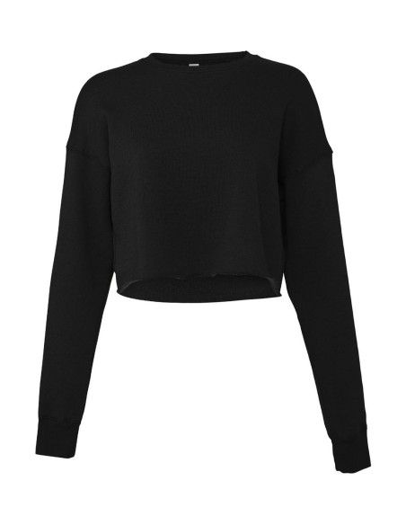 Womens Cropped Crew Fleece0