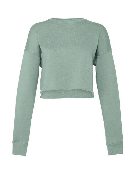 Womens Cropped Crew Fleece3