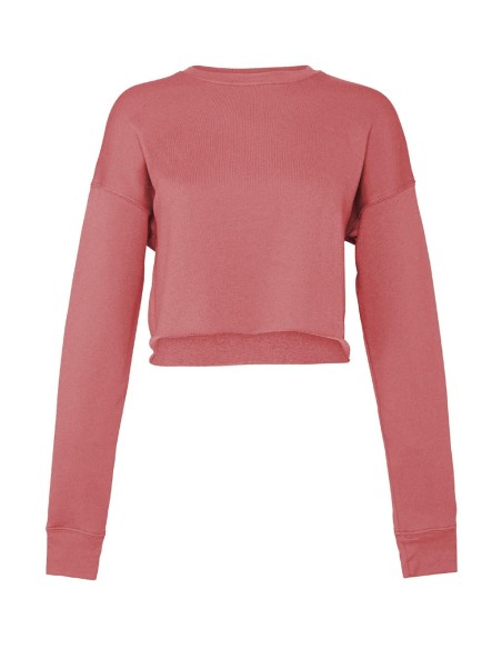 Womens Cropped Crew Fleece4