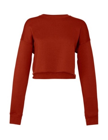 Womens Cropped Crew Fleece5