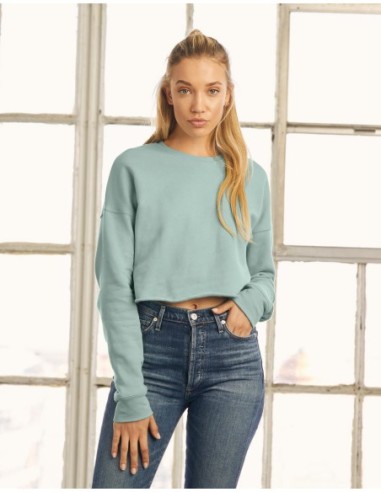 Womens Cropped Crew Fleece6