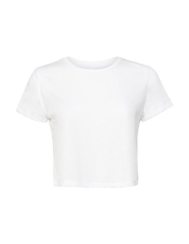 Womens Flowy Cropped Tee0