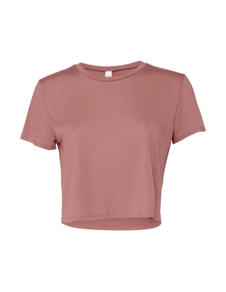 Womens Flowy Cropped Tee4