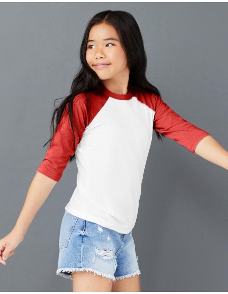 Youth 34 Sleeve Baseball Tee6