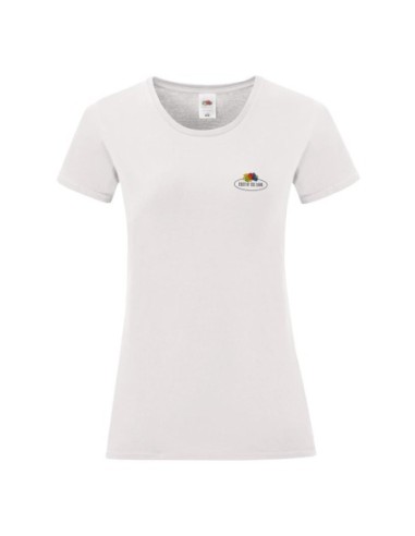 Ladies Vintage T Small Logo Print0