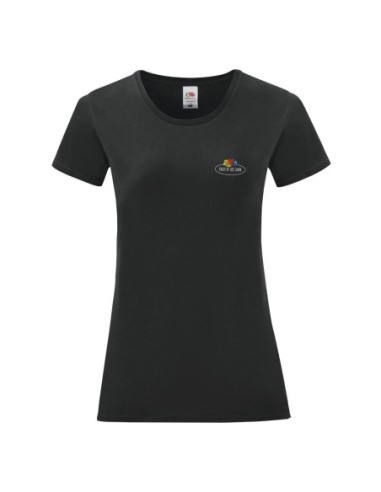 Ladies Vintage T Small Logo Print1
