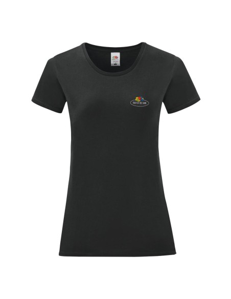 Ladies Vintage T Small Logo Print1