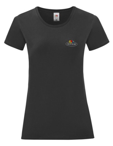 Ladies Vintage T Small Logo Print2