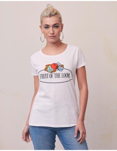 Ladies Vintage T Large Logo Print2