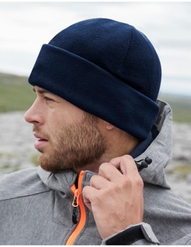 Recycled Fleece Cuffed Beanie5
