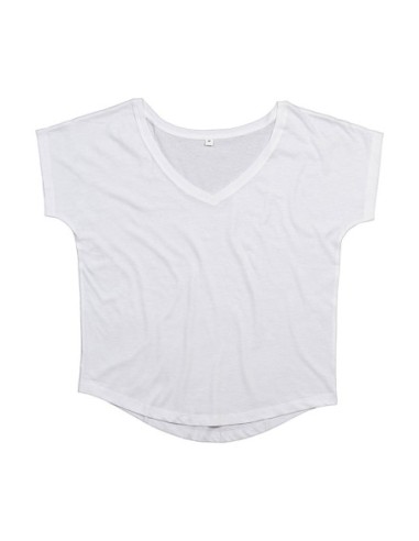Womens Loose Fit V Neck T0