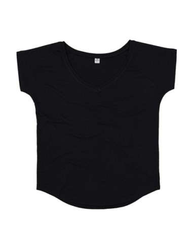 Womens Loose Fit V Neck T1