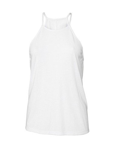 Womens Flowy High Neck Tank0