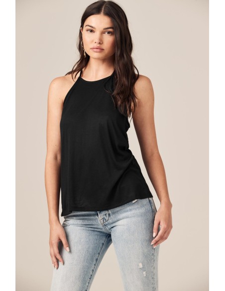 Womens Flowy High Neck Tank5