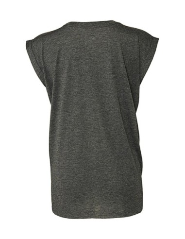 Womens Flowy Muscle Tee Rolled Cuff8