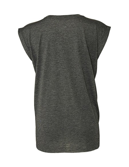 Womens Flowy Muscle Tee Rolled Cuff8