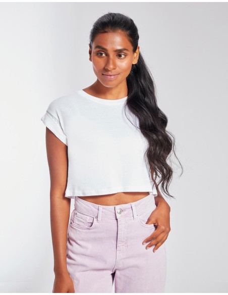Womens Organic Crop Top T4