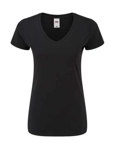 Ladies Iconic 150 V Neck T1