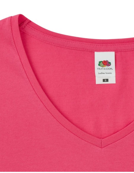 Ladies Iconic 150 V Neck T14