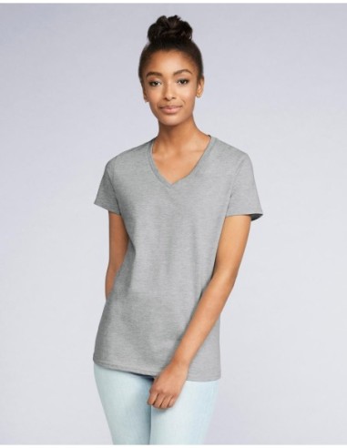 Premium Cotton Ladies V-Neck T-Shirt2