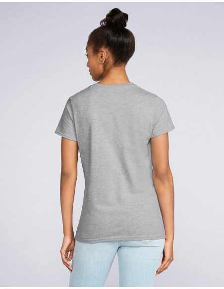 Premium Cotton Ladies V-Neck T-Shirt4