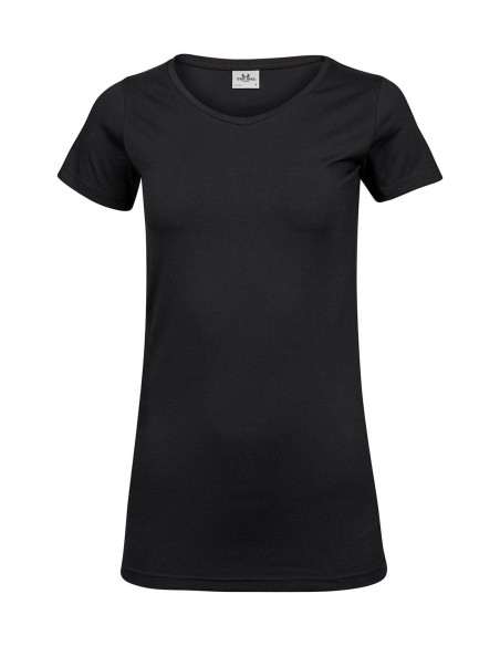 Ladies Stretch Tee Extra Long1