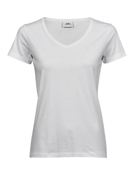 Womens Luxury V-Neck Tee0