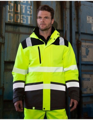 Printable Waterproof Softshell Safety Coat2