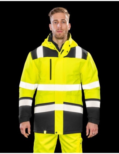 Printable Waterproof Softshell Safety Coat3