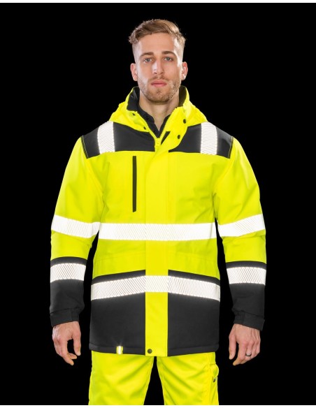Printable Waterproof Softshell Safety Coat3
