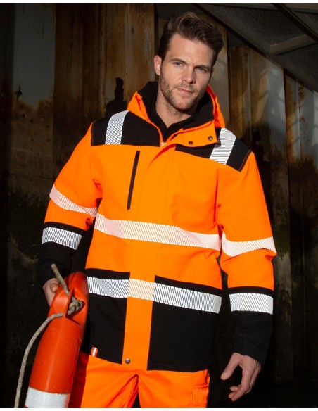 Printable Waterproof Softshell Safety Coat4