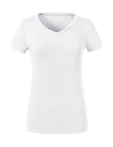 Ladies Pure Organic V-Neck Tee0