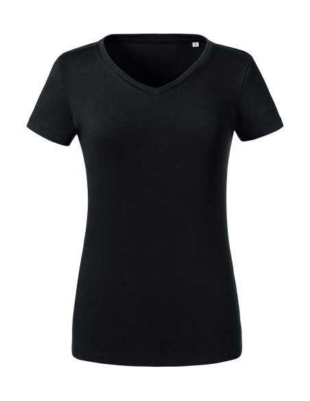 Ladies Pure Organic V-Neck Tee1