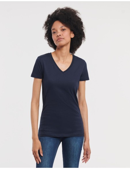 Ladies Pure Organic V-Neck Tee3