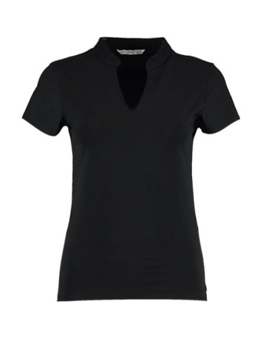 Regular Fit Mandarin Collar Top1
