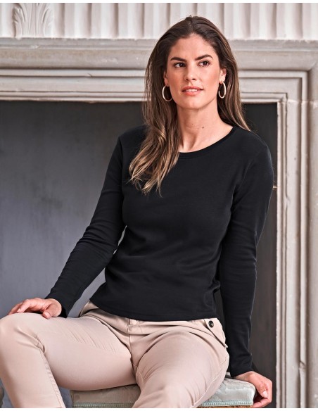 Ladies LS Interlock T-Shirt4