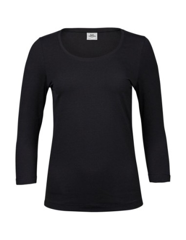 Ladies 34 Sleeve Stretch Tee1