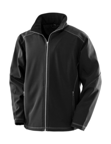 Mens Treble Stitch Softshell0
