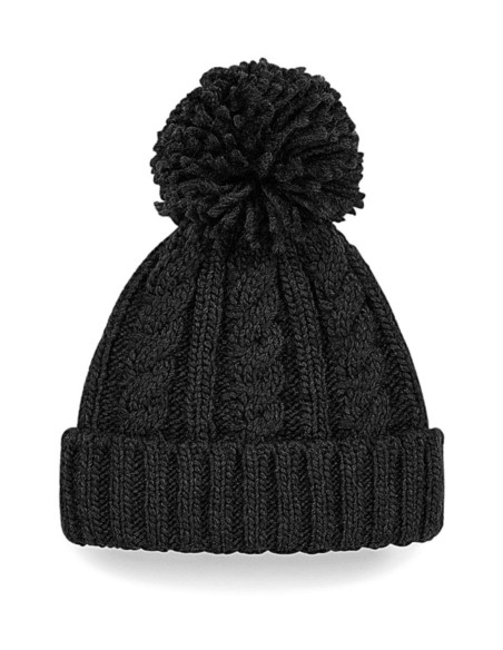 Cable Knit Melange Beanie0