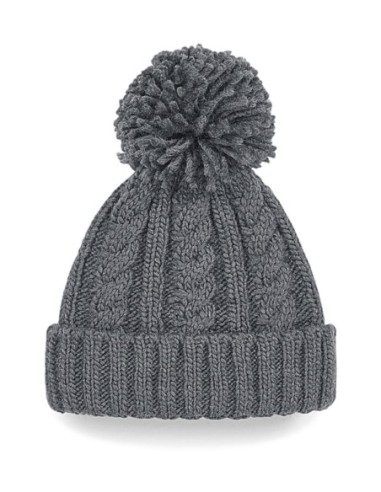 Cable Knit Melange Beanie1