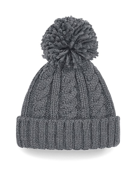 Cable Knit Melange Beanie1