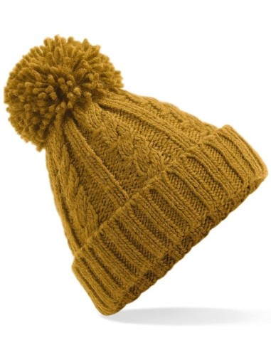 Cable Knit Melange Beanie5