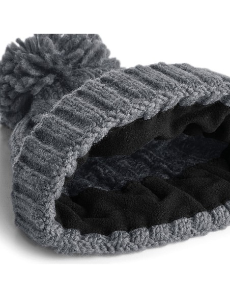 Cable Knit Melange Beanie10