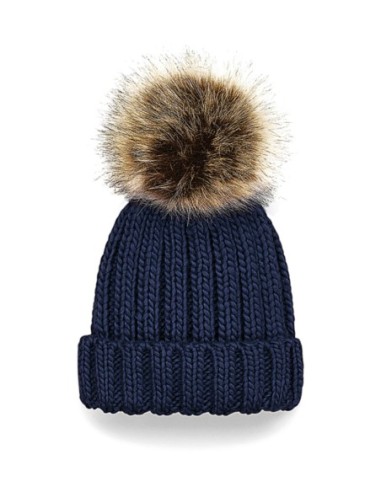 InfantJunior Fur Pom Pom Chunky Beanie2