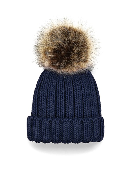 InfantJunior Fur Pom Pom Chunky Beanie2