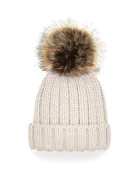 InfantJunior Fur Pom Pom Chunky Beanie3