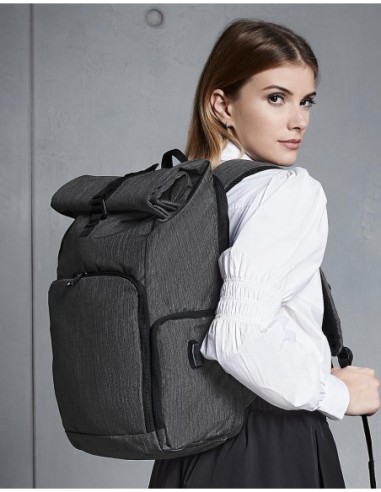 Q-Tech Charge Roll-Top Backpack2