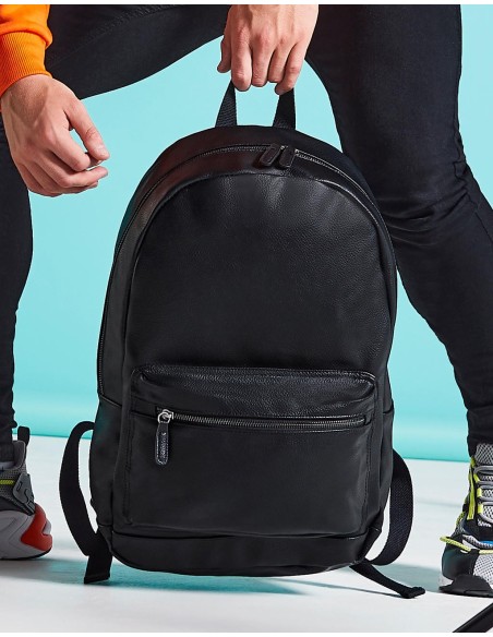Faux Leather Fashion Backpack1