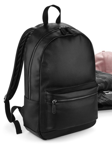 Faux Leather Fashion Backpack3