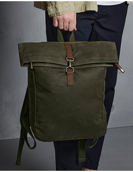 Heritage Waxed Canvas Backpack3